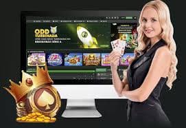 Ilustrasi pengguna melakukan pasang taruhan sport dan slot online di haha178